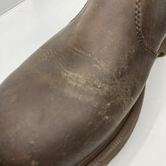 Dr. Martens 2976 Chelsea Boots Men's 7/Ladies 8 Brown Leather Outdoor Gorpcore - Picture 3 of 11